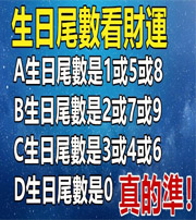 甘孜你的生日尾数是几？命运如何？